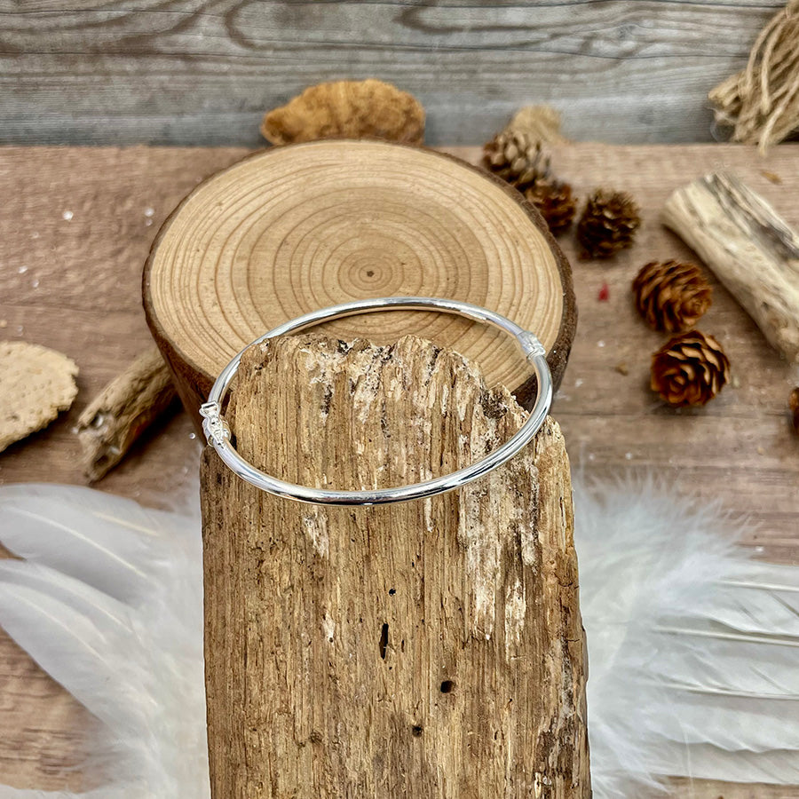 SAMBA BRACELET JONC OVALE EN ARGENT 925