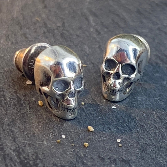 SKULLIZ BOUCLES D'OREILLES TÊTES DE MORT EN ARGENT 925