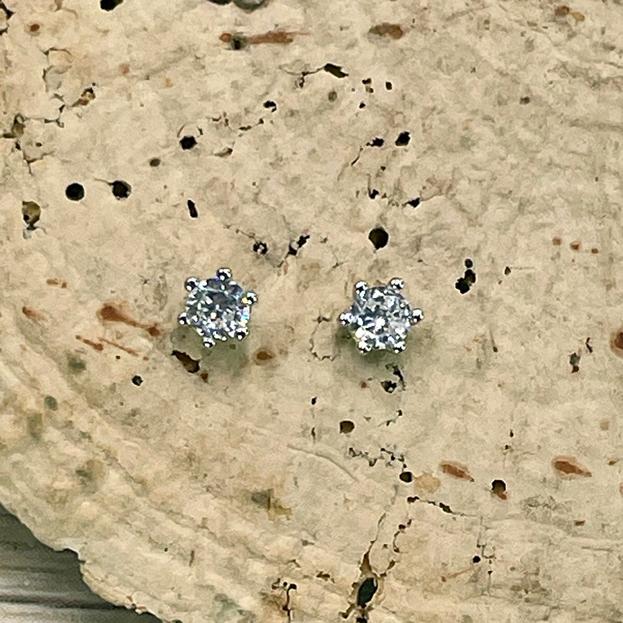 ICONIC PUCES D'OREILLES ZIRCONS EN ARGENT 925