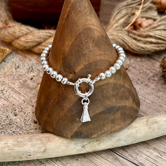 LOCK AND UNLOCK FLAT RECTANGULAR MESH BRACELET TOGGLE CLASP AND PENDANTS WITH PADLOCKS AND KEYS IN 925 SILVER