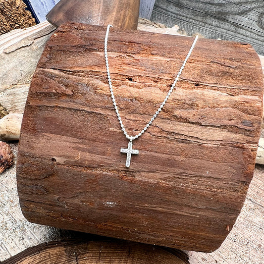 MELODY NELSON 925 SILVER ZIRCONIA INTERCALAIRE FORÇAT CHAIN ​​NECKLACE