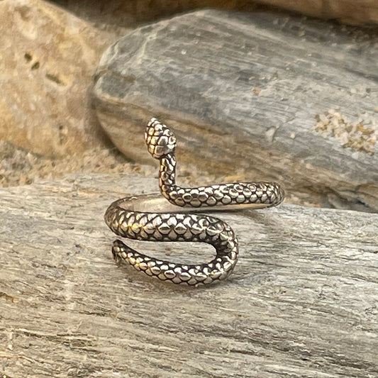 TEMPTATION BAGUE SERPENT RÉGLABLE EN ARGENT 925