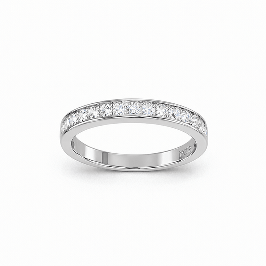 Bague alliance pavage zircons femme argent 925 I’M TOO ICY FOR U, BABY – bijoux fait main en argent 925 | Pitch & Néo
