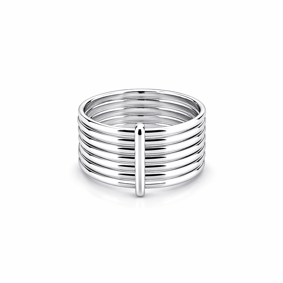 Bague femme semainier multi - anneaux argent 925 STACK ME HARD, DARLING – bijoux fait main en argent 925 | Pitch & Néo