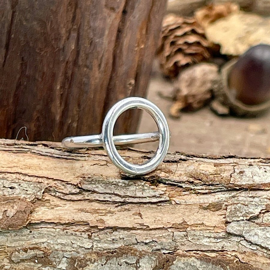 Bague femme SHUT MY CIRCLE – argent 925 et design cercle ajouré – bijoux fait main en argent 925 | Pitch & Néo