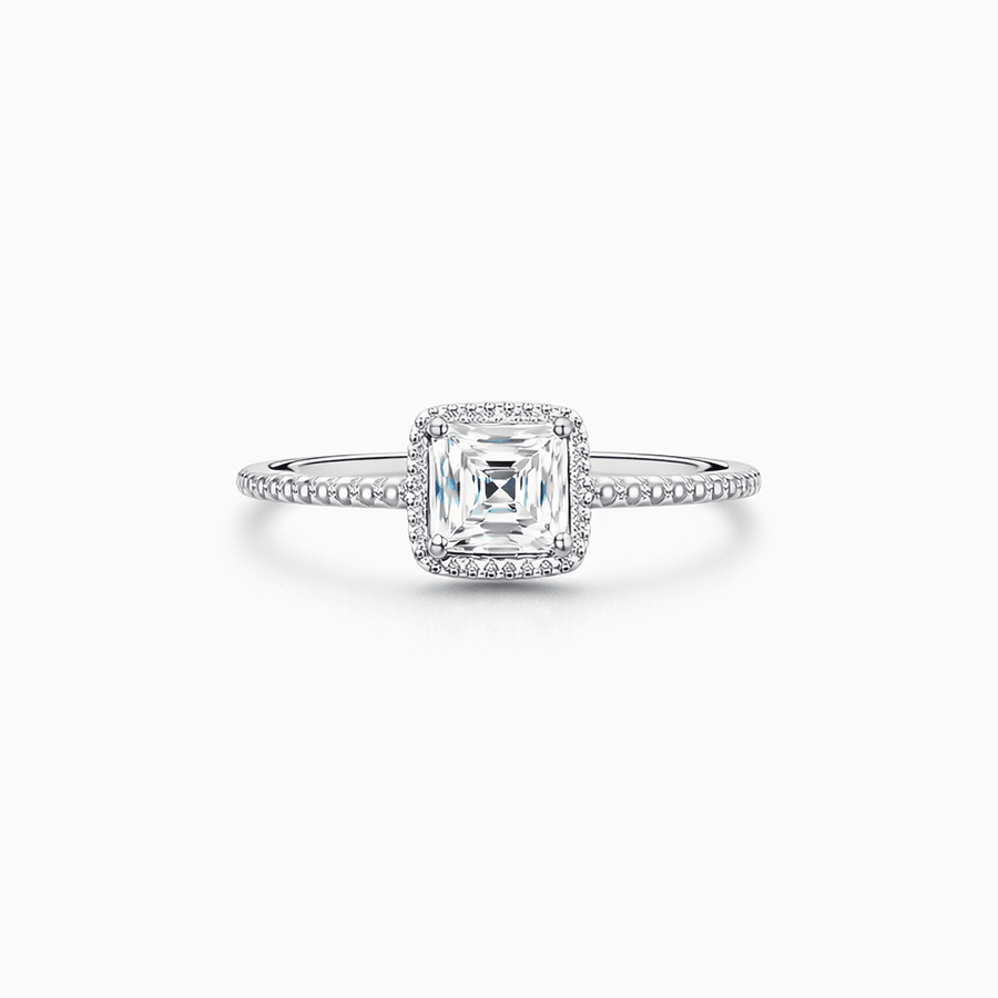 Bague rectangle zircon femme argent 925 GOOD GIRL, MAYBE… – bijoux fait main en argent 925 | Pitch & Néo