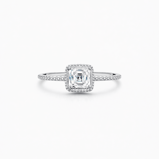 Bague rectangle zircon femme argent 925 GOOD GIRL, MAYBE… – bijoux fait main en argent 925 | Pitch & Néo