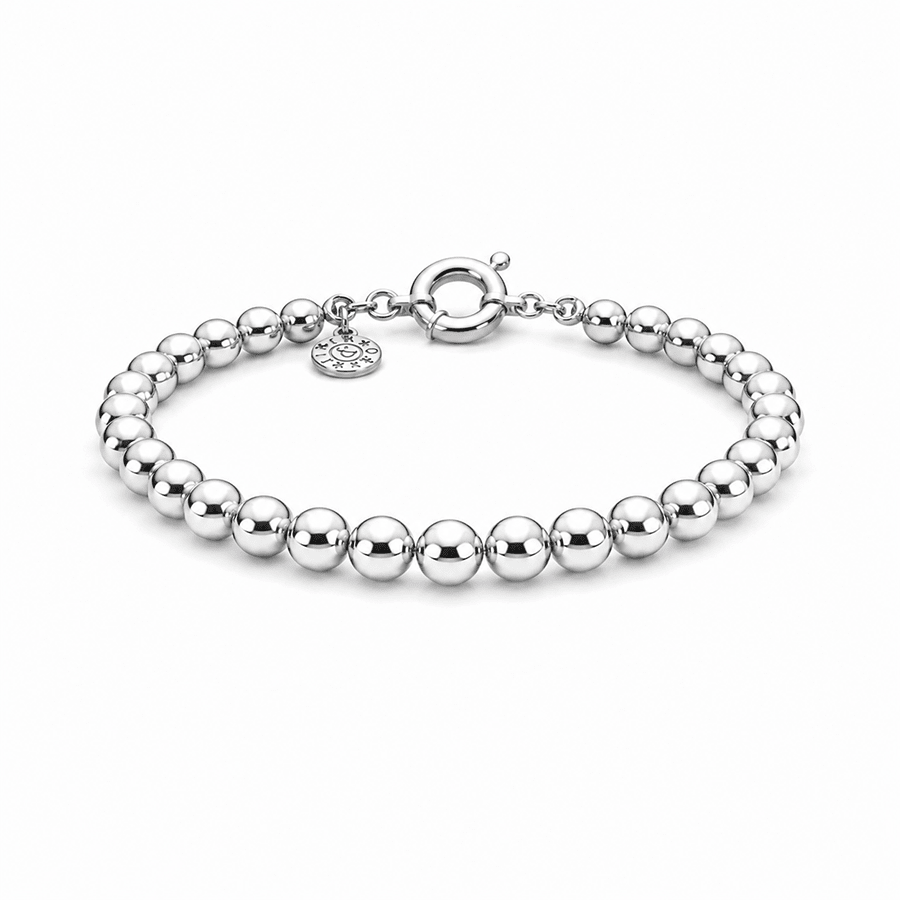 Bracelet boules argent 925 femme fermoir SPOILED SILVER – bijoux fait main en argent 925 | Pitch & Néo