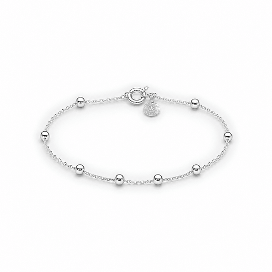 Bracelet marseillais chaîne forçat boules argent 925 femme CAGNARD DELUXE – bijoux fait main en argent 925 | Pitch & Néo