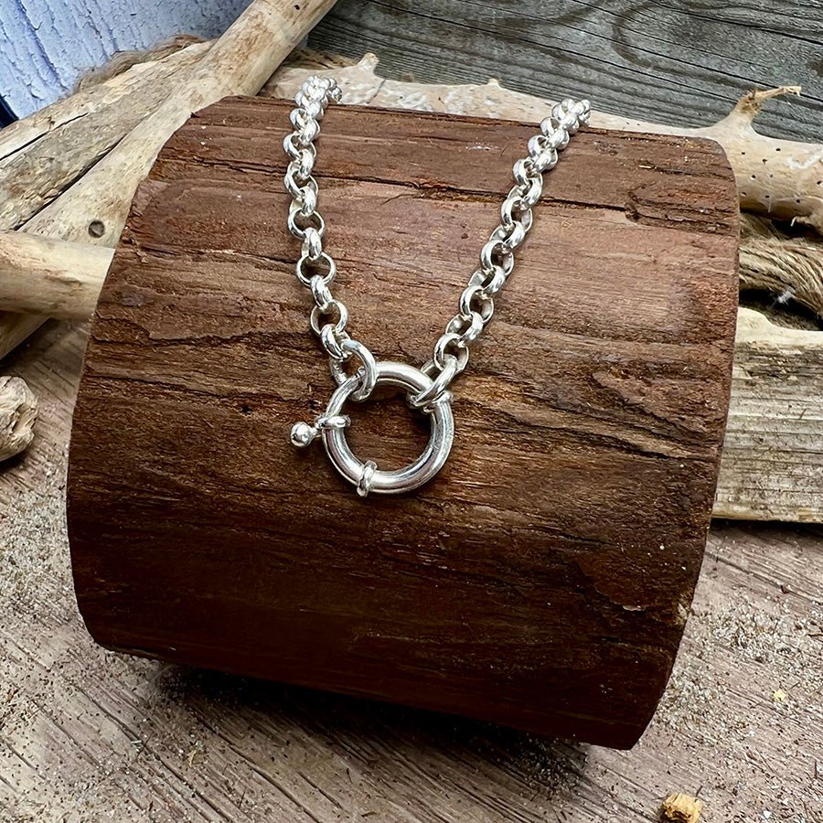 collier-femme-argent-925 BIGGER IS BETTER HONEY jaseron bouée | Pitch & Néo