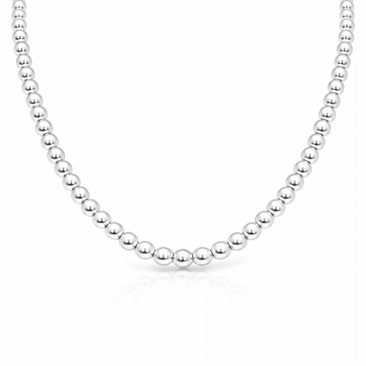 Collier marseillais boules argent 925 femme BORN IN MARSEILLE, BÉBÉ – bijoux fait main en argent 925 | Pitch & Néo