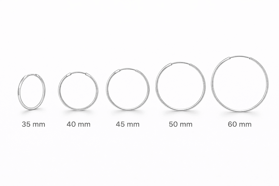 Créoles femme rondes argent 925 CIRCLE ME CRAZY – bijoux fait main en argent 925 | Pitch & Néo