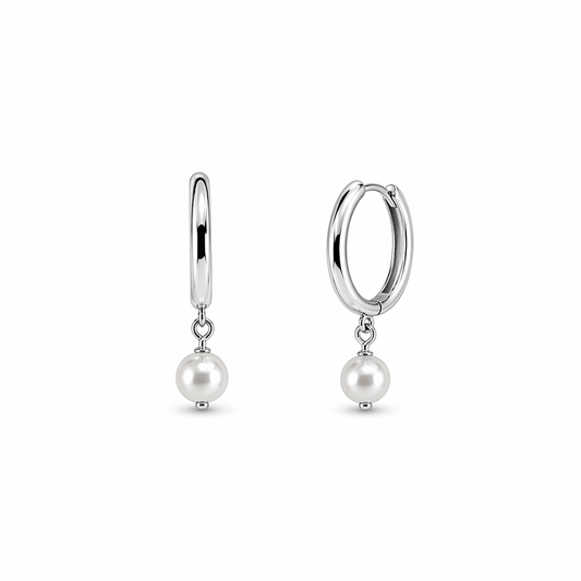 Créoles perles de culture pendantes argent 925 femme TOO CLASSY TO CARE – bijoux fait main en argent 925 | Pitch & Néo