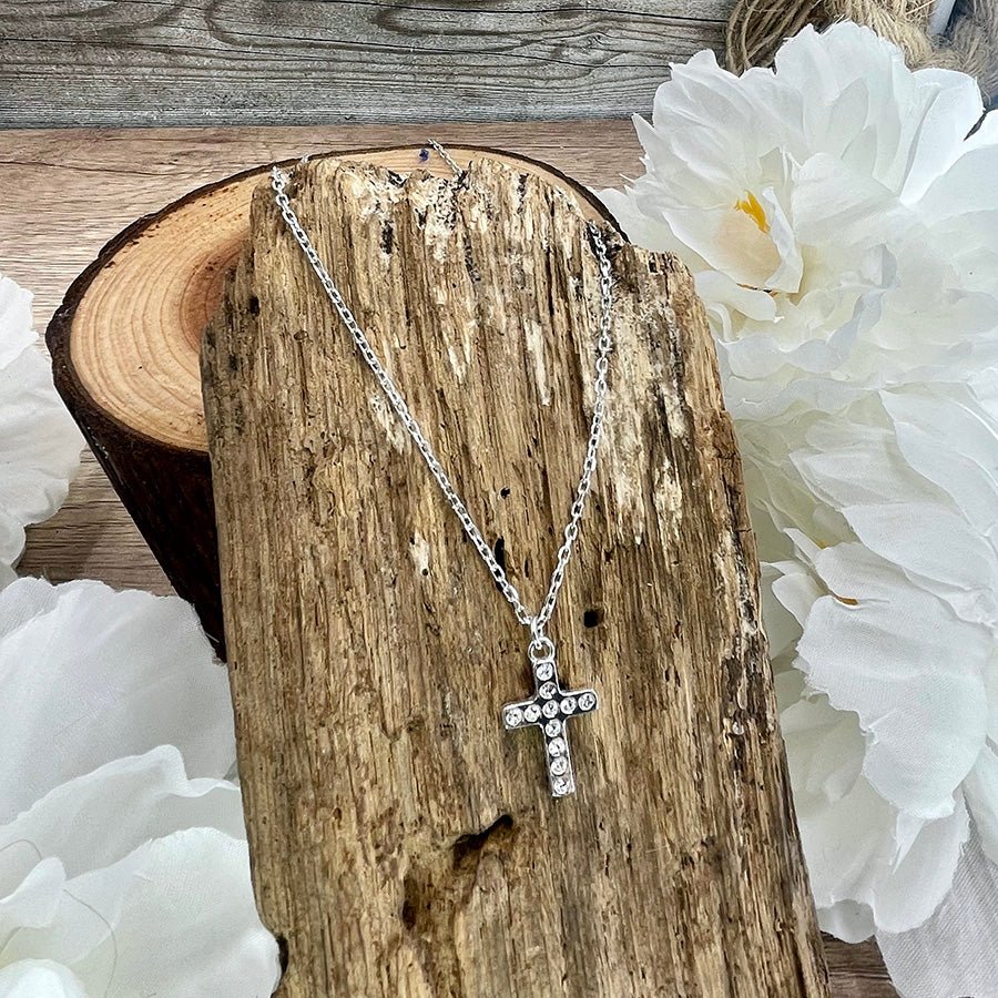 FAITHFULNESS COLLIER CHAÎNE FORÇAT AVEC PENDENTIF CROIX ÉPAISSE PAVÉ DE ZIRCONS EN ARGENT 925 – bijoux fait main en argent 925 | Pitch & Néo