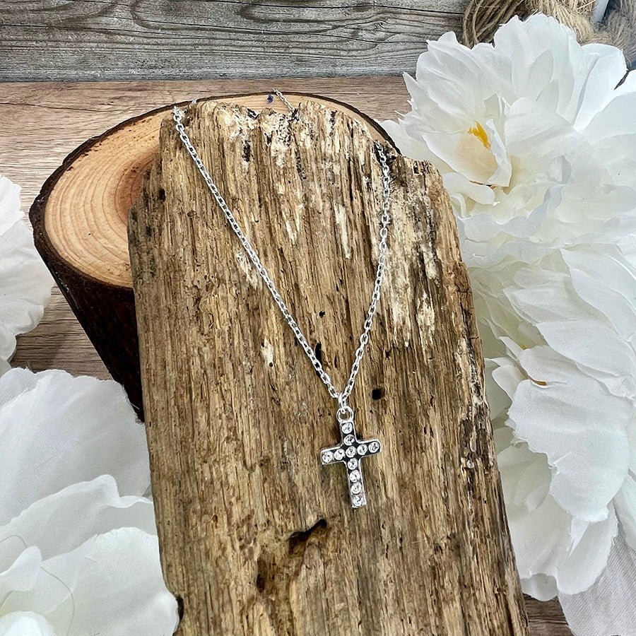 FAITHFULNESS COLLIER CHAÎNE FORÇAT AVEC PENDENTIF CROIX ÉPAISSE PAVÉ DE ZIRCONS EN ARGENT 925 – bijoux fait main en argent 925 | Pitch & Néo