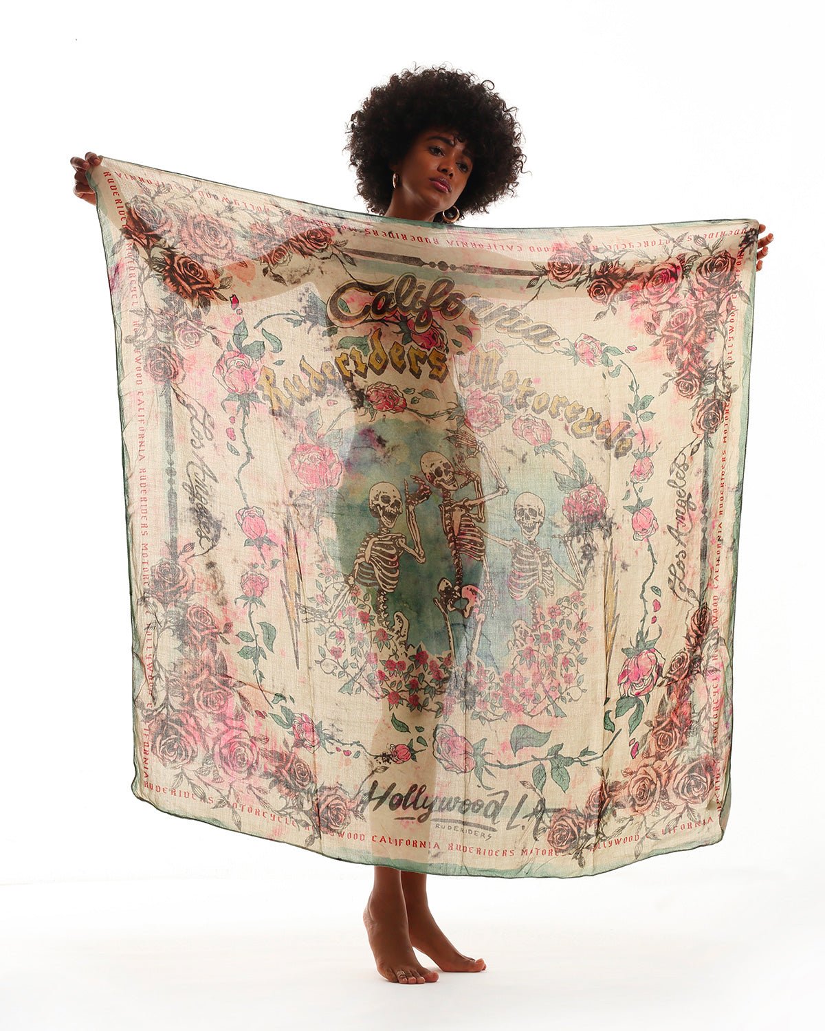 FOULARD RUDE RIDERS® UNISEXE MODÈLE CALIFORNIA – bijoux fait main en argent 925 | Pitch & Néo