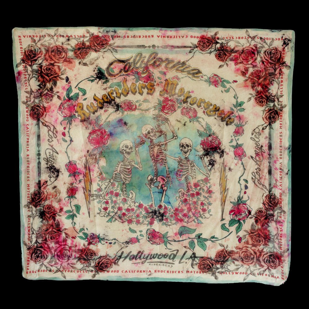 FOULARD RUDE RIDERS® UNISEXE MODÈLE CALIFORNIA – bijoux fait main en argent 925 | Pitch & Néo