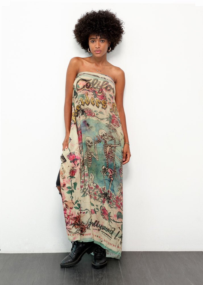 FOULARD RUDE RIDERS® UNISEXE MODÈLE CALIFORNIA – bijoux fait main en argent 925 | Pitch & Néo