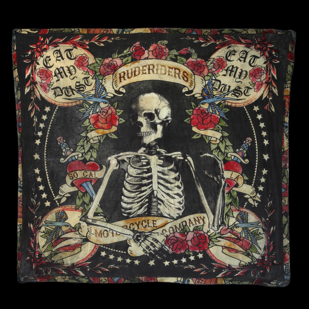 FOULARD RUDE RIDERS® UNISEXE MODÈLE JERRY'S TATOO – bijoux fait main en argent 925 | Pitch & Néo