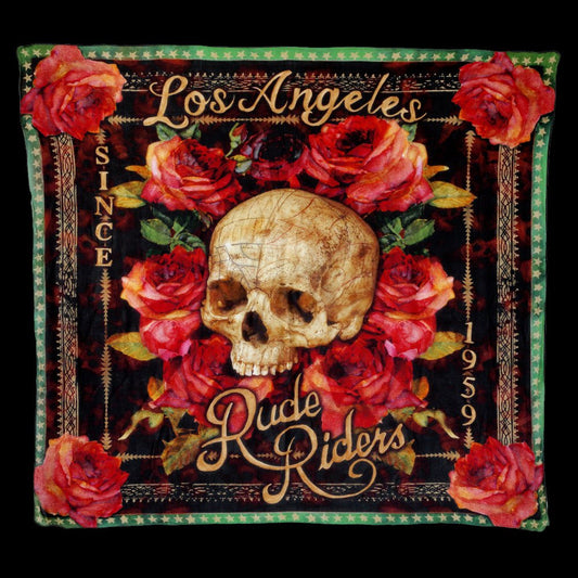 FOULARD RUDE RIDERS® UNISEXE MODÈLE LOS ANGELES – bijoux fait main en argent 925 | Pitch & Néo
