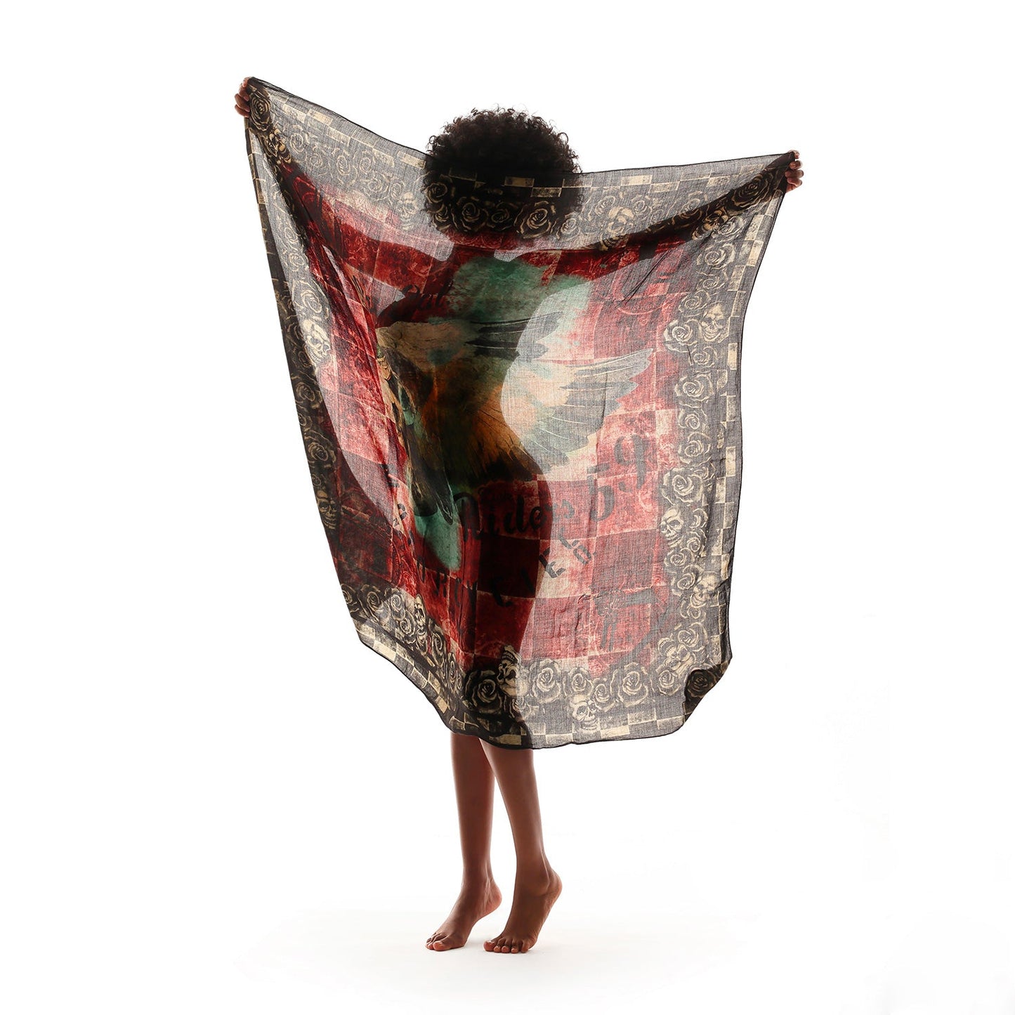 FOULARD RUDE RIDERS® UNISEXE MODÈLE MOTORCYCLES – bijoux fait main en argent 925 | Pitch & Néo