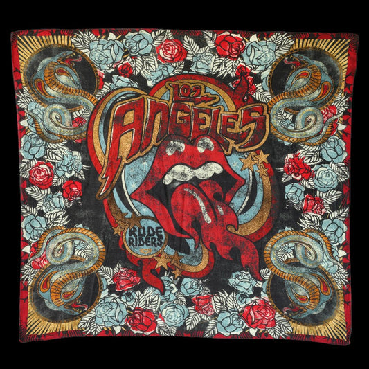 FOULARD RUDE RIDERS® UNISEXE MODÉLE ROCK – bijoux fait main en argent 925 | Pitch & Néo