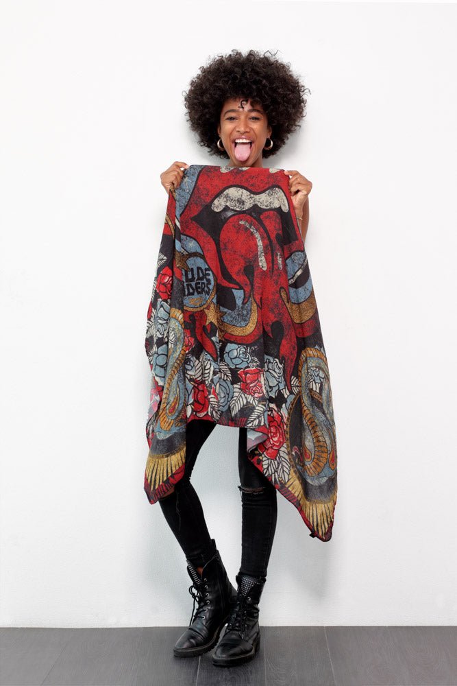 FOULARD RUDE RIDERS® UNISEXE MODÉLE ROCK – bijoux fait main en argent 925 | Pitch & Néo