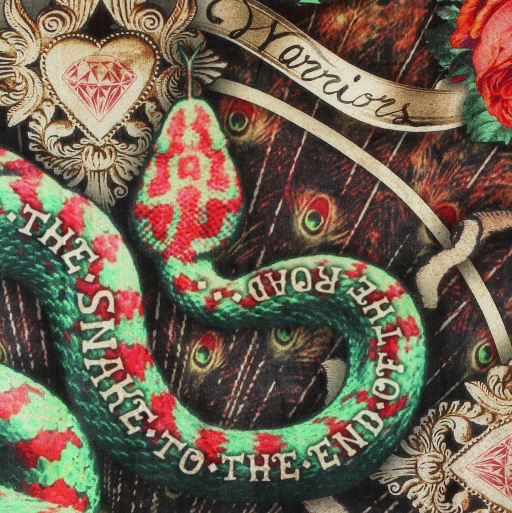 FOULARD RUDE RIDERS® UNISEXE MODÉLE SNAKE – bijoux fait main en argent 925 | Pitch & Néo