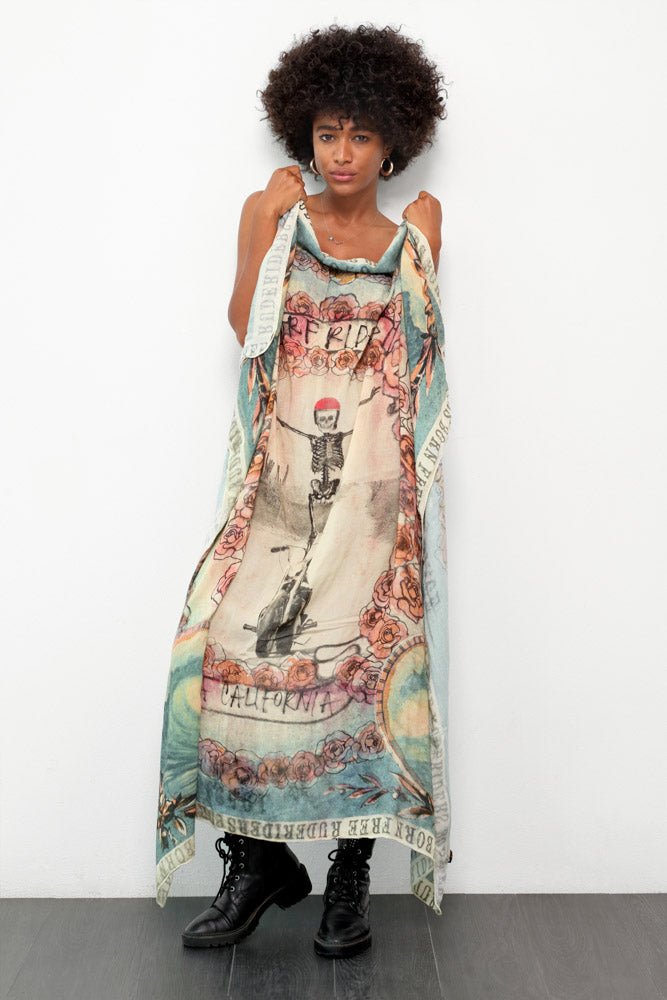 FOULARD RUDE RIDERS® UNISEXE MODÈLE SURFERS – bijoux fait main en argent 925 | Pitch & Néo